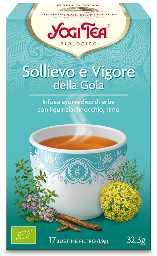 Sollievo e Vigore della Gola - Yogi Tea - Erboristeria Zambrini